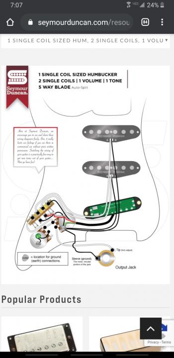 HSS w/ coil split wiring help