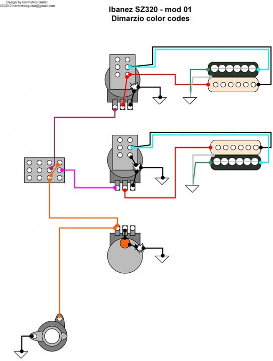 Ibanez Wiring Diagram Hsh - Wiring Diagram