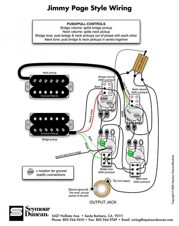 Seymour Duncan Gibson Les Paul, Les Paul Wiring Diagram Pdf