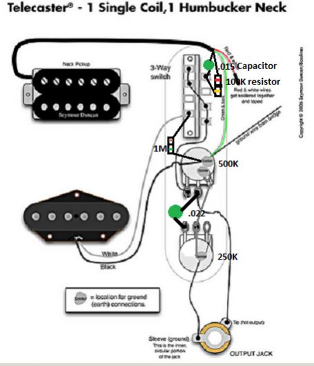 Fender 52 Hot Rod Telecaster Wiring Diagram