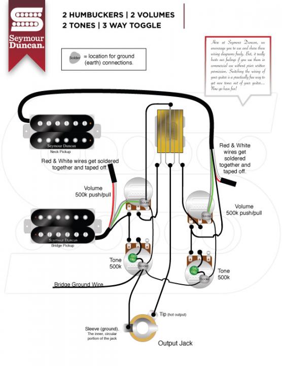 Epiphone Les Paul Pickup Wiring Diagram from forum.seymourduncan.com