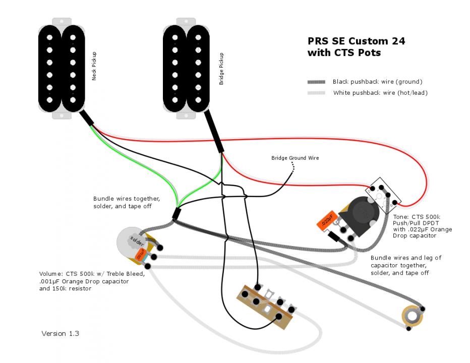 Confirming wiring diagram for PRS SE Custom 24