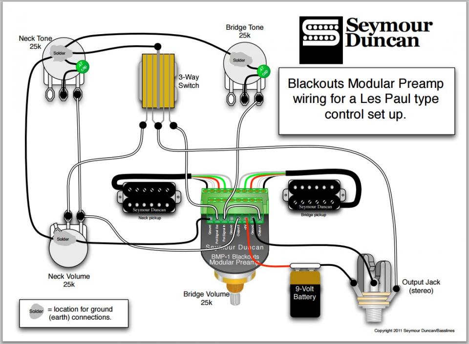 Seymour Duncan Blackout Pickups Wiring Diagram - Wiring Diagram