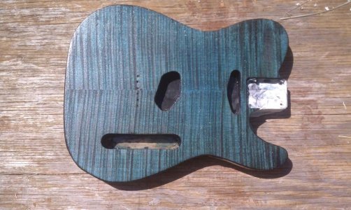 first coat of tru oil in the sun01.jpg