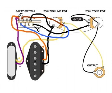Tele 3 ways wiring single series single tone pot 4 bridge only.jpg