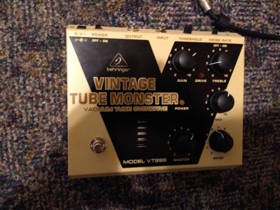 Behringer vintage tube monster review | Seymour Duncan Forums