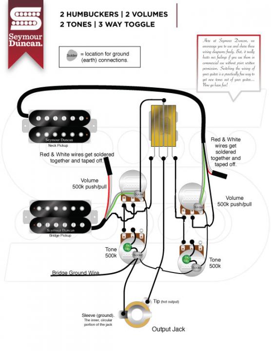 Epiphone Les Paul STD original wiring question - Seymour Duncan